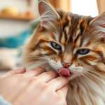 why do cats lick you​